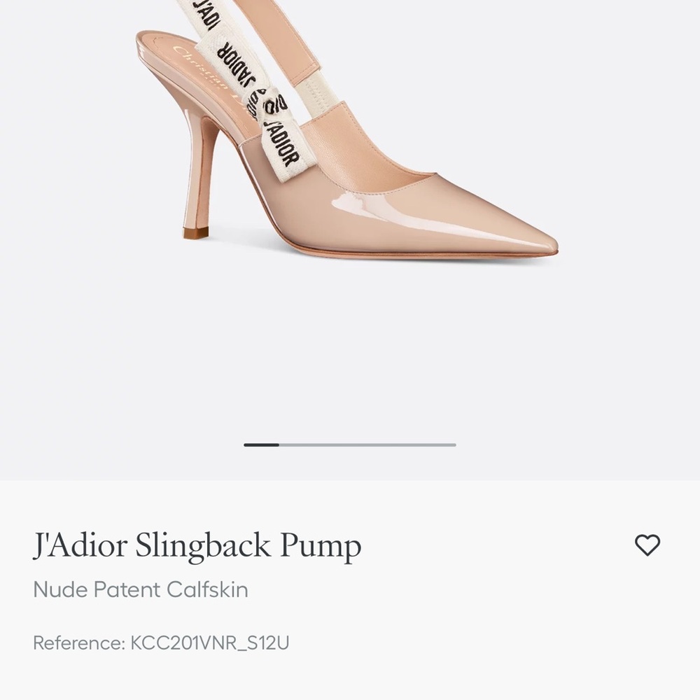 Dior Nude Heels with Signature Strap - Picture 5 of 5